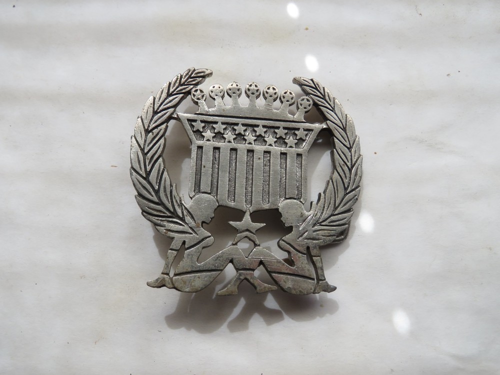 Belt buckle ~ The Originator not the Imitator ~ Naked ladies, stars Stripes USA