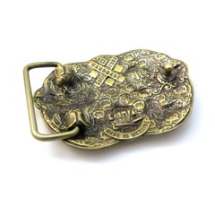 Belt buckle « Tree of life », Ornamental belt buckle, Floral belt buckle