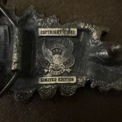 The Great American Buckle Co. Locomotive Train Limited Edition Belt Buckle 427