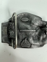 Vintage Siskiyou Buckle Co Alaska Belt Bald Eagle Mountains Outdoors 1988