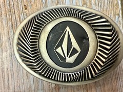 VOLCOM Apparel Company Diamond Logo 90&rsquo;s Metal Cast Original Promo Belt Buckle