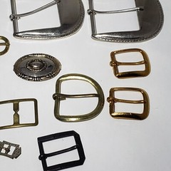Vintage Mixed Lot of 26 Metal Belt Buckles