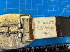 Crossed Sword&rsquo;s Weapon Gothic Punk Vibe Silver Color Silver Dagger Belt Buckle