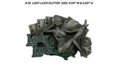 King Queen Jack of Spades Belt Buckle Casino Playing Cards Gambling Gambler Men