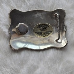 Silversmith Collection Belt Buckle Western Letter D