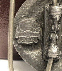 Jack Daniels Old No. 7 Pewter Belt Buckle 1989