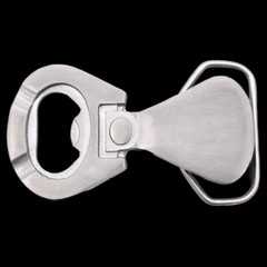 Pop Tab Beer Tab Bottle Opener Belt Buckle (New Old Stock)