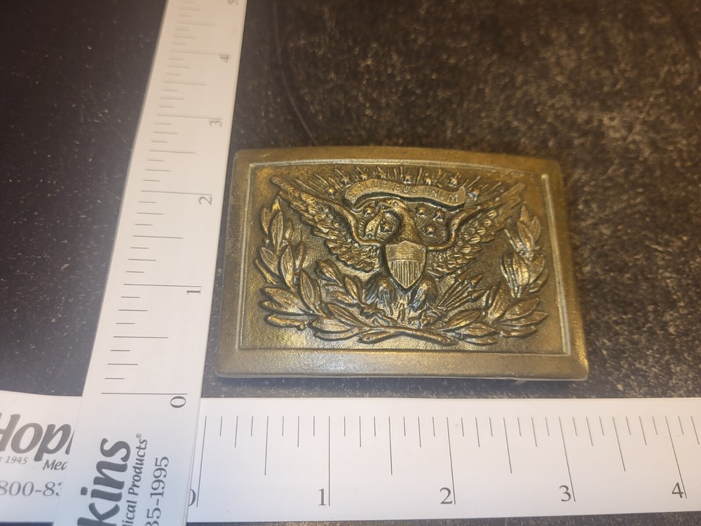 E Pluribus Unum Eagle Vtg Belt Buckle New Rectangular Slightly Different Design