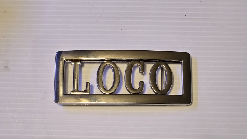 LOCO Custom Personalized Name Belt Buckle -Put your name or word on Buckle