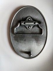 1pcs Belt Buckle KISS 9×6.5cm Suit 4cm Belt Width