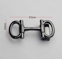 Ferragamo Men&rsquo;s belt buckle Black Gancini belt buckle For 1.38&Prime;/W Leather Belt