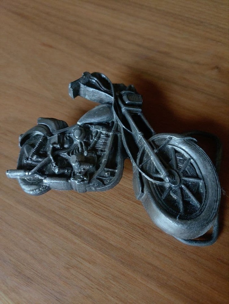 HARLEY-DAVIDSON Motorcycle-Style Belt Buckle MADE IN USA Metal