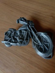 HARLEY-DAVIDSON Motorcycle-Style Belt Buckle MADE IN USA Metal
