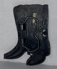 WESTERN COWBOY ~ COWGIRL BRASS COWBOY BOOTS BELT BUCKLE Made In USA