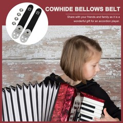 1 Set Universal Durable Cowhide Bellows Buckle with Steel for Accordion Fittings
