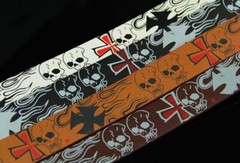 Skull Buckle Belt-Skeleton Pattern Pin Belts Punk Style Fashion Casual Waistband