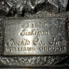 Vintage 1988 Siskiyou P40 Flying Eagle and Sun Pewter Belt Buckle EUC