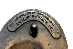 Vintage ANHEUSER BUSCH / BUDWEISER BEER, Metal Belt Buckle
