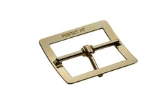 Perfect Fit Replacement Buckle for Garrison Belts 1.75 Inch Large, Brass