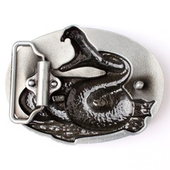 Snake Belt Buckle Western Cowboy Native American Motorcyclist (SNK-02-B)