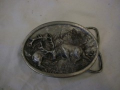1983 Elk Belt Buckle-Siskiyou Buckle Co. Williams, Oregon