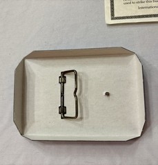 American Eagle Belt Buckle Layer 24K Gold by International Monetary Mint New COA
