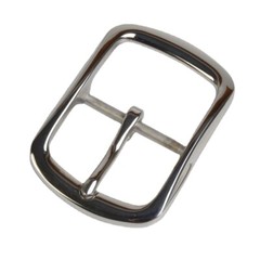40mm(1.5&Prime;) Heavy Duty Stainless Steel Single Prong Rectangle Belt Buckles Silver