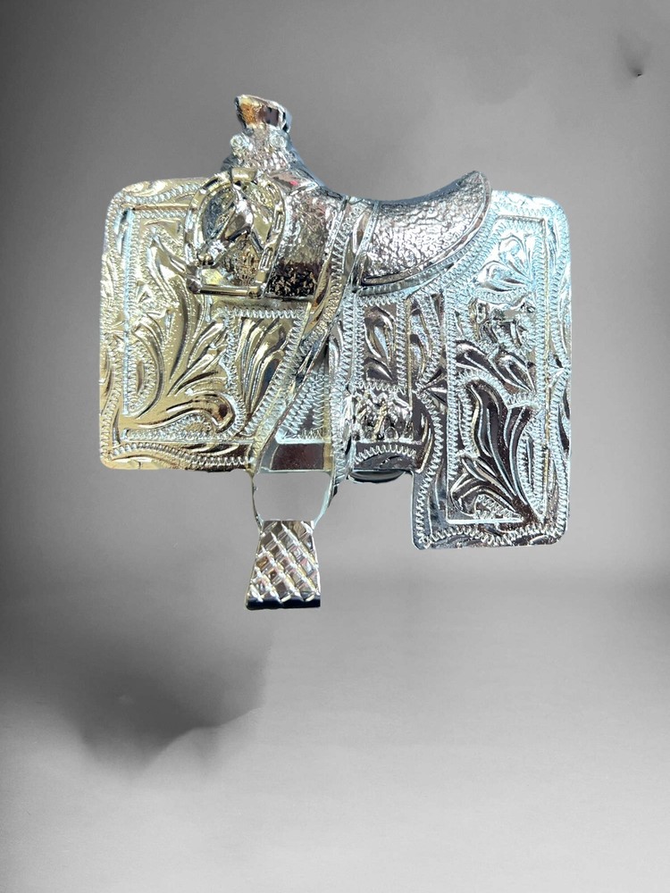 Horse Saddle Western Cowboy Style Belt Buckle Hebilla Vaquera Fina De Montura