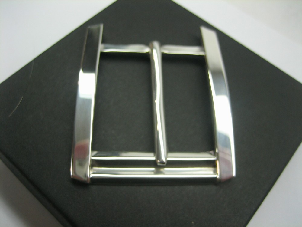 STERLING SILVER 925 BUCKLE AVAILABLE FOR 1&Prime; 1-1/8&Prime; 1-1/4&Prime; 1-3/8&Prime; 1-1/2&Prime; BELTS