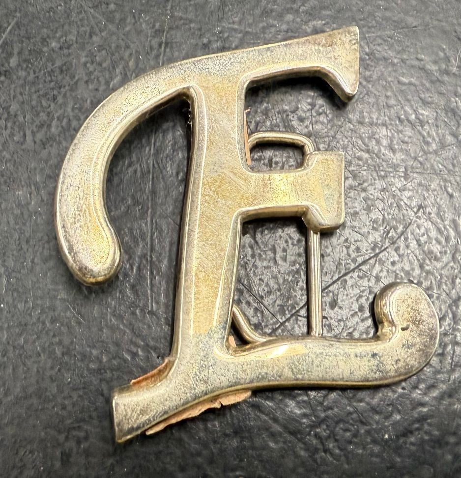 Bold Capital “E” Cut-Out Belt Buckle – Personalized Style Statement!
