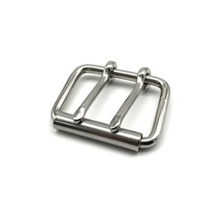 Roller Buckle Stainless Steel Rolling Bar Buckle Dog Collar Fasten Buckle 50mm