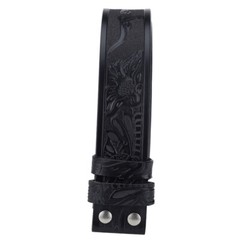 Handmade Genuine Men&rsquo;s Belt Full Grain Leather Without Buckle Heavy Duty Western