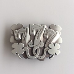Lucky 777 Vintage Belt Buckle Gurtelschnalle Boucle de ceinture