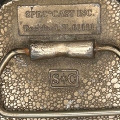 1979 Champagne Classic Golf Belt Buckle Silver Tone Pewter 70s
