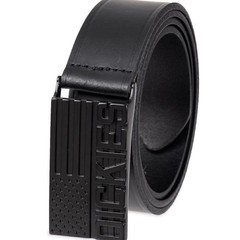 Dickies American Flag Plaque Buckle Casual Leather Belt-Size Medium