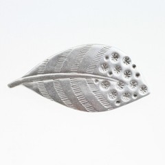 Feather belt buckle, peacock feather removable buckle dark silver-old silver
