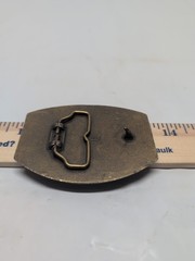 NRA Whittington Center 15 Years 1973-1988 Bronze Belt Buckle Hunting Shooting