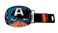 Captain America Belt Buckle Enamel Finish Metal Belt Buckle Avengers NWT