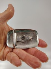 Vintage Cowboy Belt Buckle Steer Bull Head Country Western Rodeo 2.5” X 1.5” USA