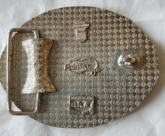 New Vtg. Harley Davidson Belt Buckle Raintree – Heavyweight Champ