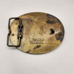 Jadco NRA Lifetime Memeber Brass Belt Buckle Metal Heavy 2nd Amendment Statement