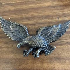 Vintage Brass Eagle Guns N Roses Belt Buckle Labeled Original Tour Merchandise
