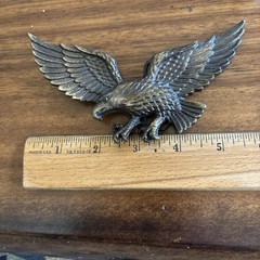 Vintage Brass Eagle Guns N Roses Belt Buckle Labeled Original Tour Merchandise
