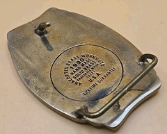 Vintage Rocky Mountain Brake Supply (RMB) Belt Buckle Casper & Elko Solid Brass