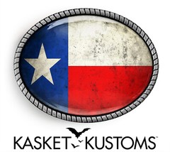Texas Belt Buckle – State Flag Silver Handmade Western Rope Buckle – 668-SO