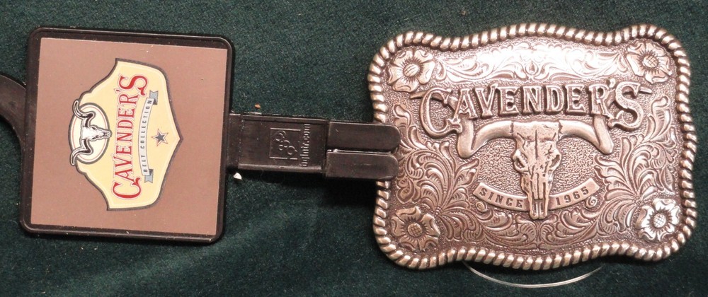 Cavender&rsquo;s Longhorn Skull Belt Buckle 2.5 Inch NEW with TAGS — LOOK