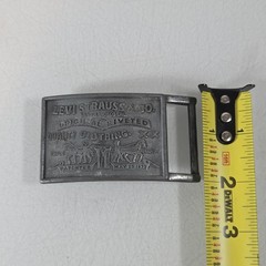 Vintage Belt Buckle Levi Strauss & Co Original Riveted Clothing USA
