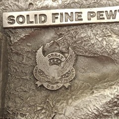 Vtg Great American Products Belt Buckle Pewter Wolf Enamel Oval Western 90s GAP