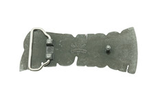 Rock Star Music Black Enamel Metal Belt Buckle