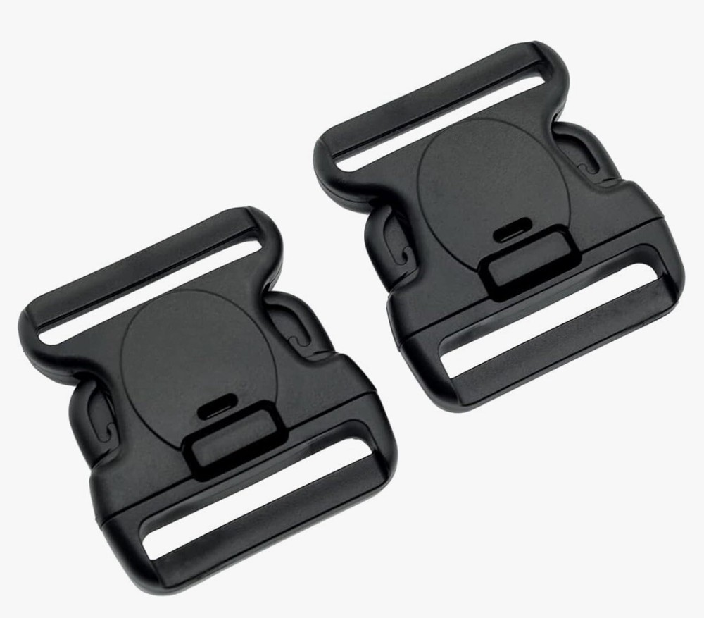 Black Triple Retention Buckle 2.25”wide